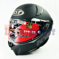 KYT R2R PLAIN MATT BLACK (XL)