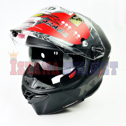 KYT R2R PLAIN MATT BLACK (XL)