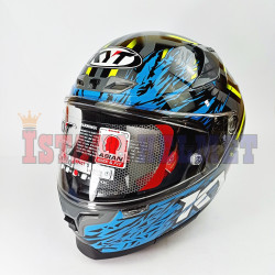 KYT STRIKER # FLAMING GREY/BL (L)