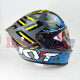 KYT STRIKER # FLAMING GREY/BL (L)