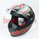 KYT STRIKER REP # AF37 MATT BK/RD (M)