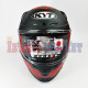 KYT STRIKER REP # AF37 MATT BK/RD (M)