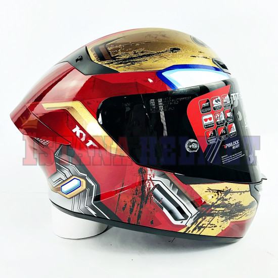 KYT TT-COURSE FP MARVEL IRON MAN (XL) KYT TT-COURSE FP MARVEL IRON MAN (XL)