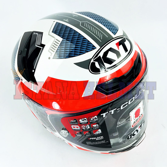 KYT TT-COURSE # FUSELAGE RED (XL)