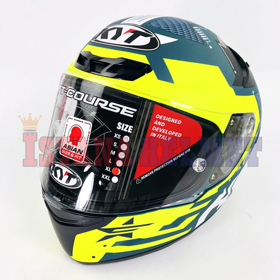 KYT TT-COURSE # FUSELAGE YELLOW MT (M)