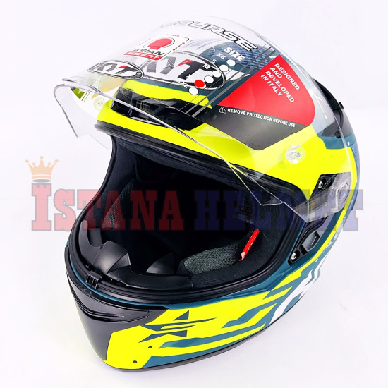 KYT TT-COURSE # FUSELAGE YELLOW MT (M)