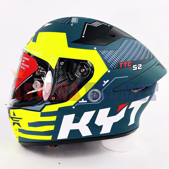 KYT TT-COURSE # FUSELAGE YELLOW MT (M)