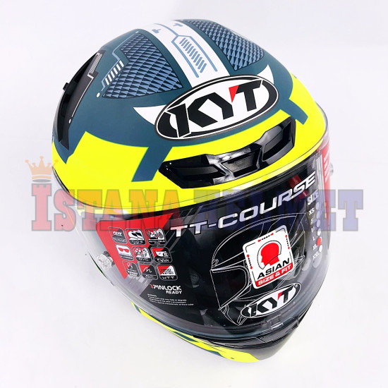 KYT TT-COURSE # FUSELAGE YELLOW MT (M)