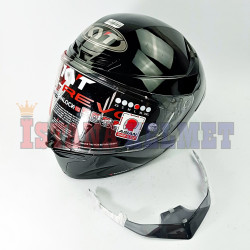 KYT TT-REVO PLAIN BLACK/E06 (XXL)