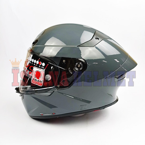 KYT TT-REVO PLAIN GORILLA GREY (XL)