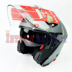 KYT TTR JET ICE MATT GORILLA GREY (L)