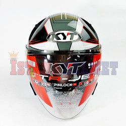 KYT TTR JET # LED BK/GREY (L)