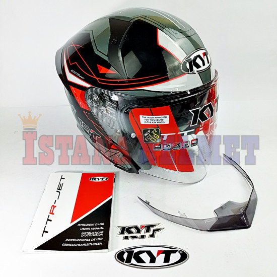 KYT TTR JET # LED BK/GREY (L)
