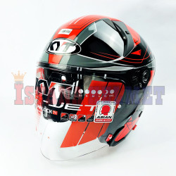 KYT TTR JET # LED BK/RD (L)