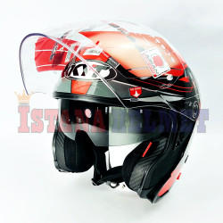 KYT TTR JET # LED BK/RD (L)