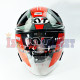 KYT TTR JET # LED BK/RD (XL)
