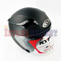 KYT VENOM OPEN JUNIOR BLACK MATT (M) KYT VENOM OPEN JUNIOR BLACK MATT (M)