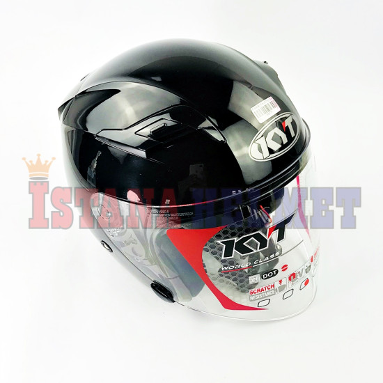 KYT VENOM OPEN JUNIOR BLACK (M)