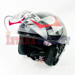 KYT VENOM OPEN JUNIOR GORILLA GREY (M) KYT VENOM OPEN JUNIOR GORILLA GREY (M)