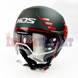 MDS MEICA BLACK DF/F. RED (XL)