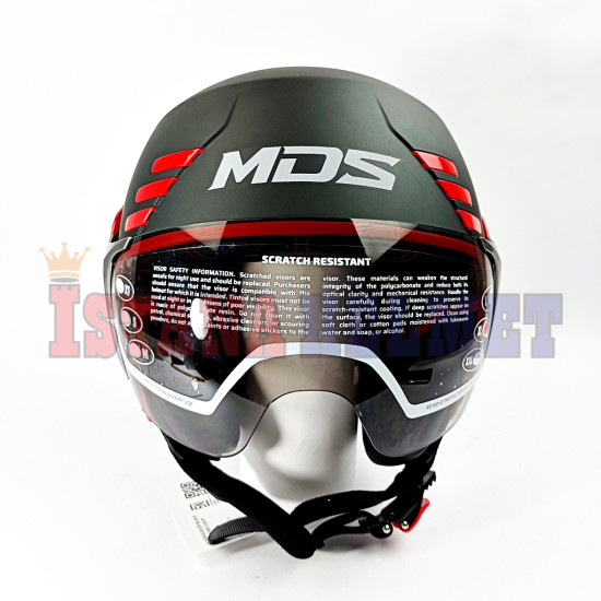 MDS MEICA BLACK DF/F. RED (XL)