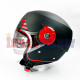 MDS MEICA BLACK DF/F. RED (XL)
