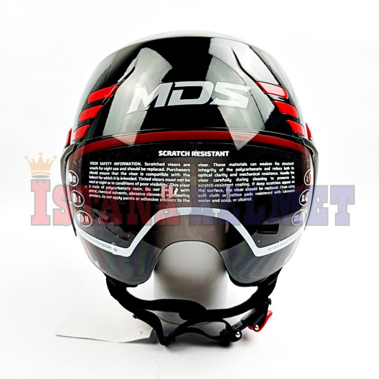 MDS MEICA BLACK/F. RED (L)
