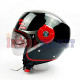MDS MEICA BLACK/F. RED (L)