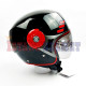 MDS MEICA BLACK/F. RED (L)
