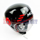 MDS MEICA BLACK/F. RED (L)
