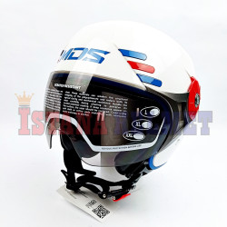 MDS MEICA WHITE/F. RED (M)