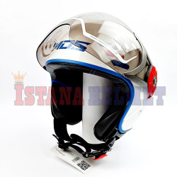 MDS MEICA WHITE/F. RED (M)