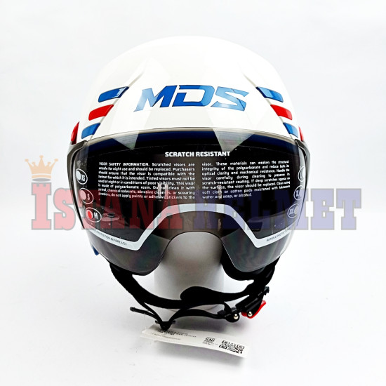 MDS MEICA WHITE/F. RED (M)