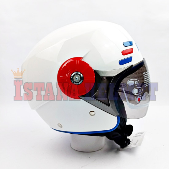 MDS MEICA WHITE/F. RED (M)