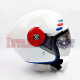 MDS MEICA WHITE/F. RED (M)