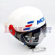 MDS MEICA WHITE/F. RED (M)