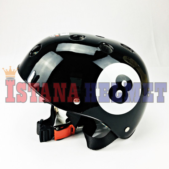 HELM MONSA BIKE # BOLA 8 BK (CV)