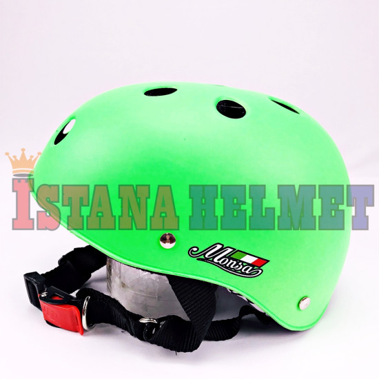 HELM MONSA BIKE GREEN DF FLO (CV)