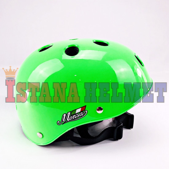 HELM MONSA BIKE GREEN FLO (CV)