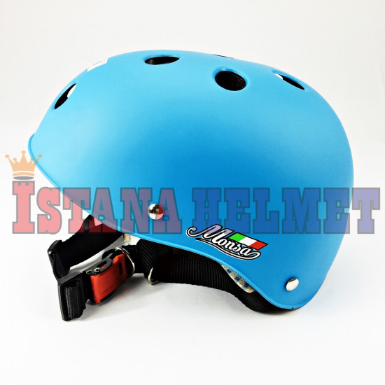 HELM MONSA BIKE L.BLUE DF (CV)