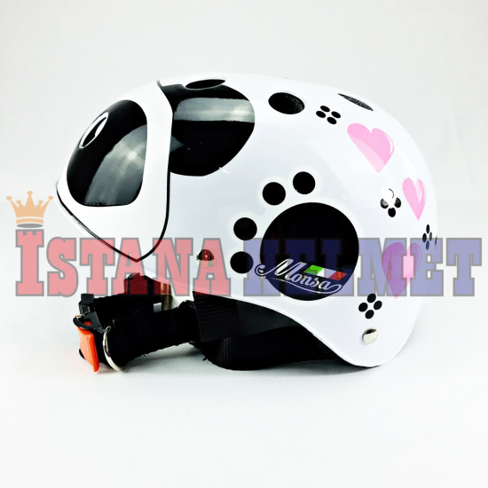 HELM MONSA BIKE # PANDA WH (CV)