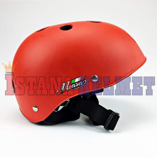 HELM MONSA BIKE RED DF (CV)