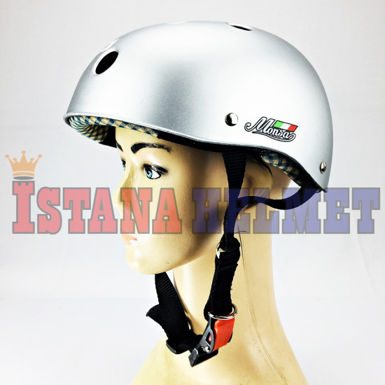HELM MONSA BIKE SILVER DF (CV)