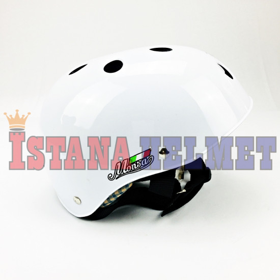 HELM MONSA BIKE WHITE (CV)