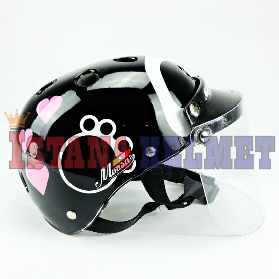 HELM MONSA BIKE+KC # PANDA BLACK HELM MONSA BIKE+KC # PANDA BLACK