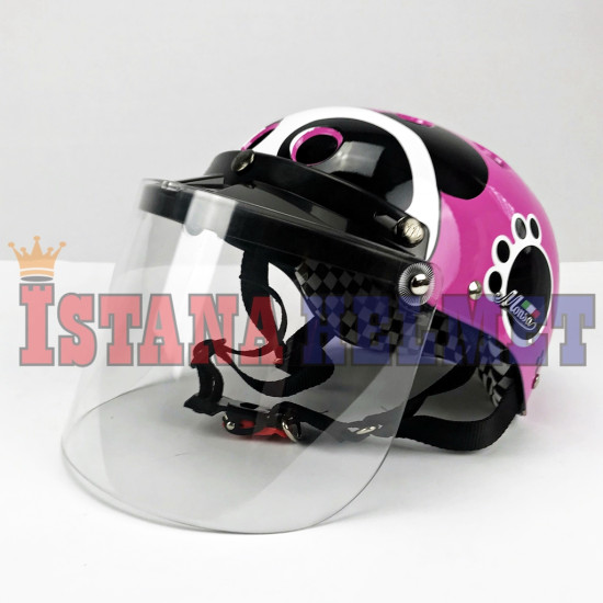 HELM MONSA BIKE+KC # PANDA MAGENTA HELM MONSA BIKE+KC # PANDA MAGENTA