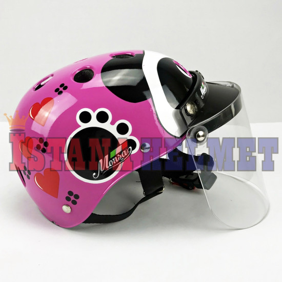 HELM MONSA BIKE+KC # PANDA MAGENTA HELM MONSA BIKE+KC # PANDA MAGENTA