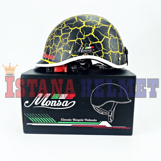 MONSA CLASSIC CRACKING # BK/YLW DF MONSA CLASSIC CRACKING # BK/YLW DF