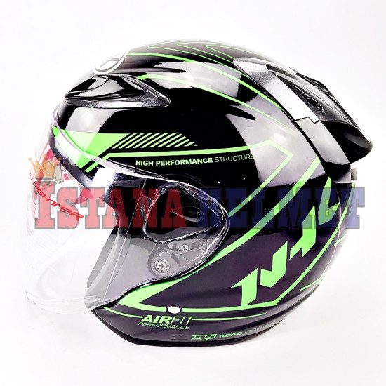 NHK R-6 # AIRFIT BK/GRN (M)
