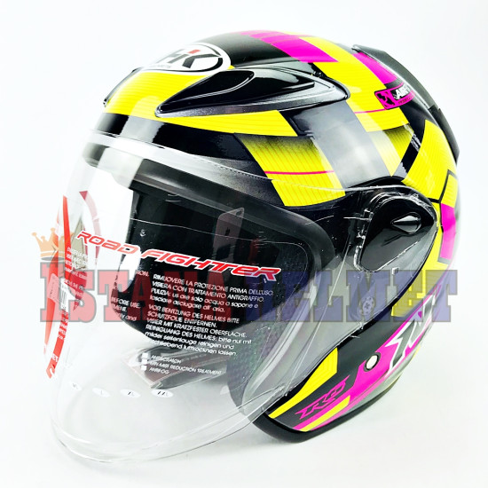 NHK R-6 # CUBE BLACK/PINK/YELLOW (M)